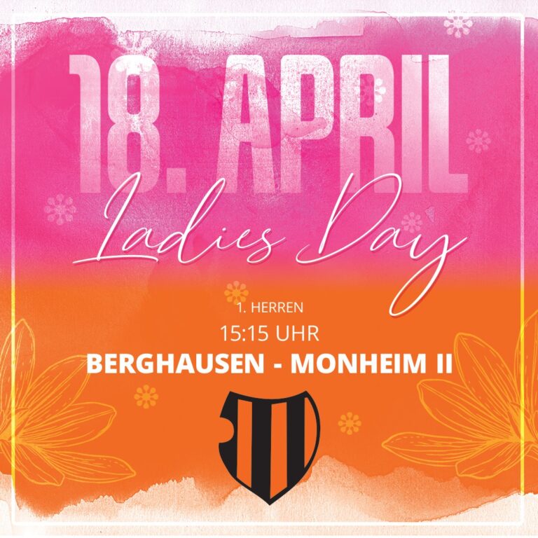 Ladies Day zum Heimspiel!!!