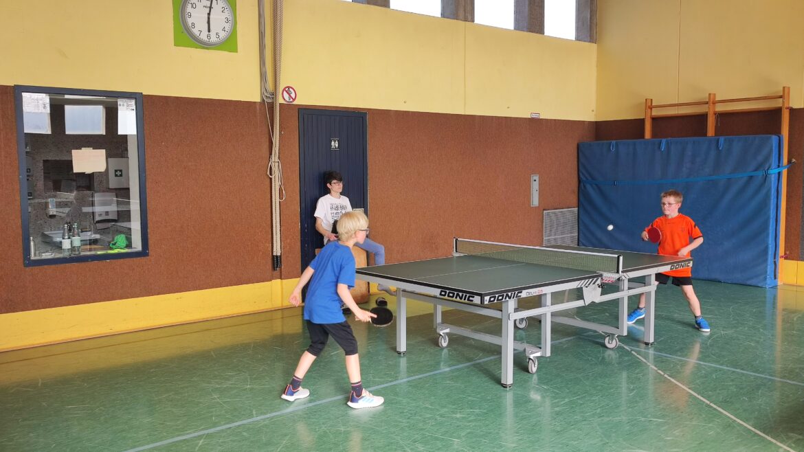 Erstes Beginner-Turnier für die jüngsten Tischtennisspieler durchgeführt